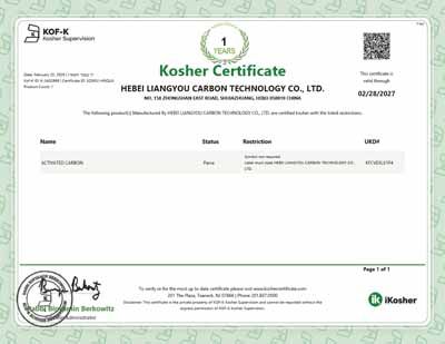 Kosher Certificate